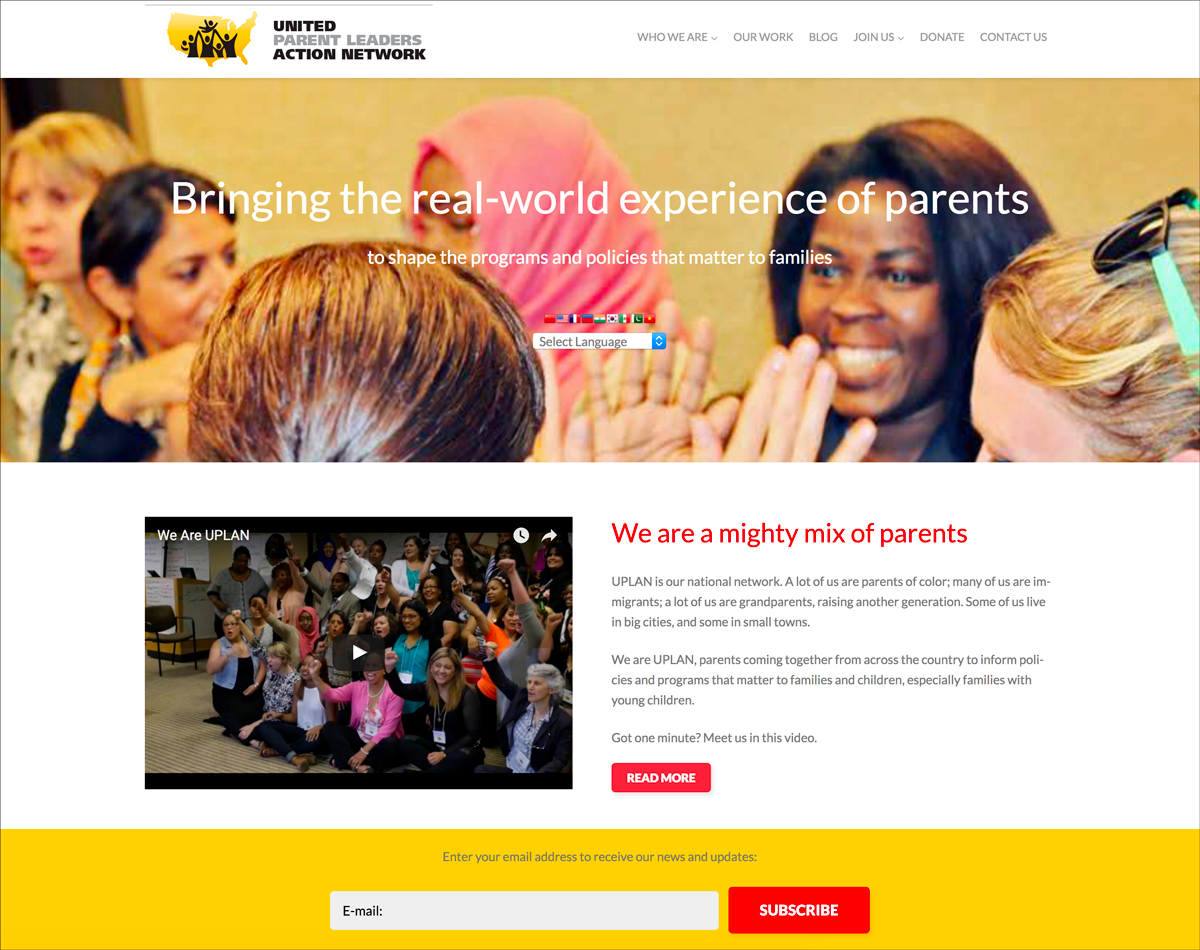 website design, non-profit organization